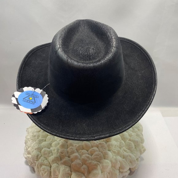 Black Suede Cowboy Hat main image 4